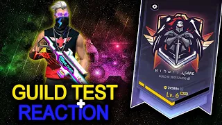Guild test+Reaction with Bihari Rahul Live👍😱  #freefirelive  #classff  #desiarmy   #fflive