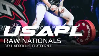 2023 USAPL Raw Nationals | Day 1 - Session 2 - Platform 1