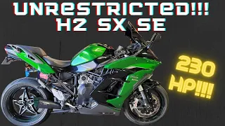 2019 Kawasaki H2 SX SE w/ Unrestricted ECU Flash and Brock's Performance Penta Carbon Exhaust