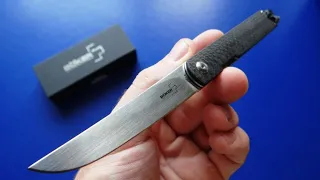 Скальпель! Когда Японец, делает нож для Немцев! Böker Plus Nori Front Flipper Kansei Matsuno