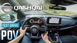 Nissan Qashqai 1.3 140 hp POV Test Drive