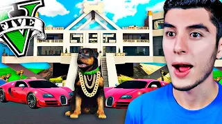 JUGANDO GTA 5 como CHOP MILLONARIO! (Mods)