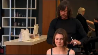 Drama queen gets long to short makeover on NZ Next Top Model TV show (HD remaster and edit)
