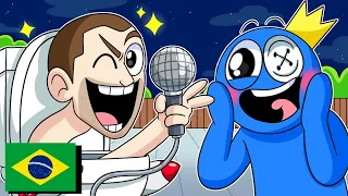 A MUSICA DO SKIBIDI TOILET E RAINBOW FRIENDS (DUBLADO PT-BR) - Animação