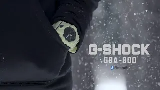 Реклама часов CASIO G-SHOCK серии G-SQUAD GBA-800 by DEKA