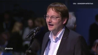CSU-Parteitag: Allgemeine Antragsberatung im Plenum am 19.01.19