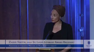 2021 St. Louis Literary Award Winner Zadie Smith