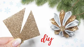 ШИКАРНАЯ Елочная игрушка из фоамирана СВОИМИ РУКАМИ 🎄 DIY Christmas Ornaments