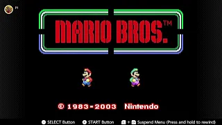 Mario Bros Classic Title Intro Super Mario Bros 3 Super Mario Advance 4 GameBoy Advance Version