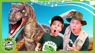 Helping Hand Song - Can't Do it by Yourself | T-Rex Ranch Songs for Kids!