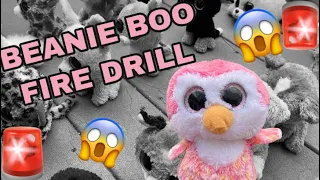 BEANIE BOO FIRE DRILL | The Boo Crew Beanie Boos : SKIT