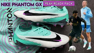 Nike Phantom GX Elite Peak Ready Pack | Erling Haaland & Rodrygo Boot unboxing + on Feet ⚪️🟣