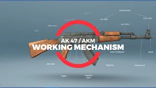 AK 47 / AKM | Working and Assembly | How it works | 3D Animation