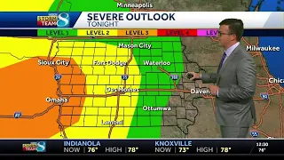 Iowa weather: Storm chances return tonight