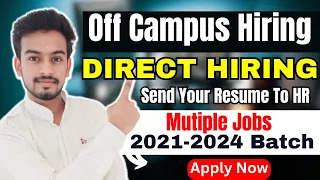 Off Campus Hiring for 2023 | Direct Hiring | 2021 | 2022 | 2023 | 2024 Batch hiring |Kn Academy Jobs