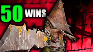 50 WINS ON PYRAMIDHEAD! | Dead by Daylight