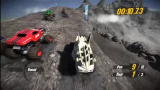 PS3 MotorStorm PacificRift Caldera Ridge Race Crashs