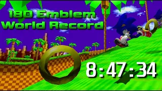 180 Emblems Speedrun - Personal Best (Previous WR)