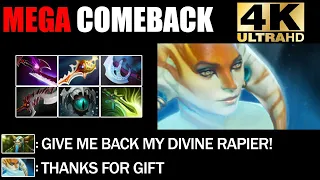 Mega Creeps Comeback By Divine Rapier Naga Siren - Epic Battle Fight 7.27d Dota 2