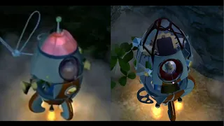 PIKMIN BAD ENDING Comparison side by side Gamecube vs Switch