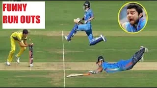 Top 10 Most funny run outs in cricket history | 2020
