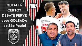 TRETA! "VOCÊ TÁ DE BRINCADEIRA! É UM ABSURDO VOCÊ FALAR que..." DEBATE FERVEU após 4x1 do São Paulo!