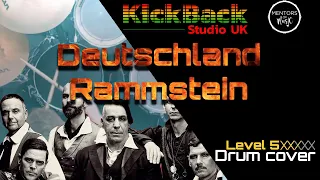 Deutschland - Rammstein *Level 5* drum cover with score #tutorial  #howtoplay  #playalong
