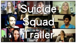 Suicide Squad Trailer 3 Reaction Compilation / Mashup