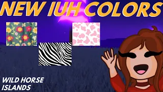 11 NEW ISLAND UNIQUE HAIR COLORS in WILD HORSE ISLANDS on ROBLOX