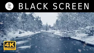 Snowstorm, Blizzard & Howling Winds | 12 Hours - Blackscreen - Relaxing Sounds for Insomnia - 4K
