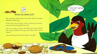 One story a day - Book 1 for January - What do birds eat?