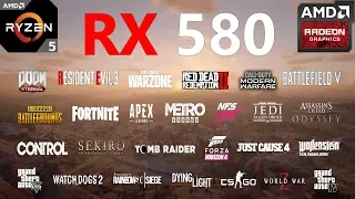 RX 580 Test in 30 Games