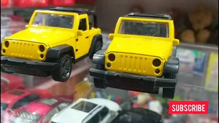 1/36 Scale Wranglar jeep diecast car model. review by ||| Baby car |||