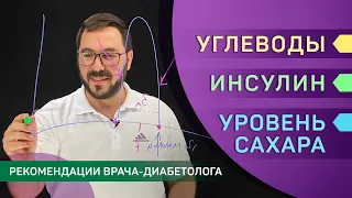 Сахарный диабет: углеводы, инсулин, уровень сахара в крови. Рекомендации врача-диабетолога