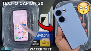 Tecno Camon 20 Water Test iP53 💦💧 | Camon 12 is Waterproof Or Not?