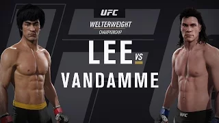 EA SPORTS UFC 2 Celebrity Deathmatch Bruce Lee v Jean Claude Van Damme