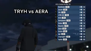 TRYH vs AERA (crew war) weird x-lag