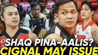 Coach Shaq MAY ISSUE na NAMAN Pinapa OUST ng Fans!?, MGA Cignal Players may CRYPTIC posts!