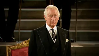 "God Save The King" (HD) - King Charles III Motion of Condolence | Westmister Hall 2022