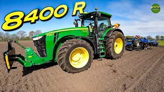 John Deere 8400 R🔥| Maisland vorbereiten mit Köckerling Quadro!