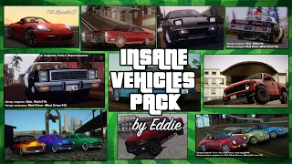 Обзор на пак транспорта INSANE VEHICLES PACK by Eddie для GTA SAN ANDREAS