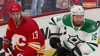 Calgary Flames vs Dallas Stars Game 7 - NHL Playoffs 5/15/2022 Full Game Highlights - NHL 22 Sim