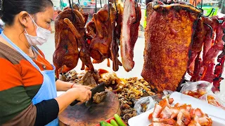 The Best Pork Chops & Roast Duck In Phnom Penh | Cambodian Street Food
