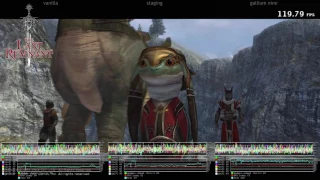 The Last Remnant ·· Linux Benchmark ·· vanilla Wine vs Staging vs Gallium Nine