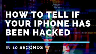 How to tell if your iphone has been hacked! #shorts