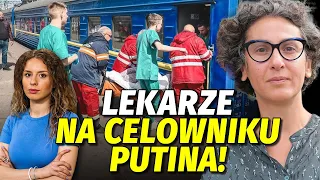 Lekarze narażają życie by pomagać cywilom w Ukrainie. Draginja Nadaždin: Jesteśmy na celowniku.