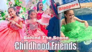 BIRTHDAY PARTY BEHIND THE SCENE + BLOOPERS | CHILDHOOD BEST FRIEND