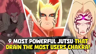 9 Most Powerful Jutsu That Drain the Most Users Chakra