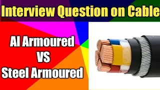 Interview Question on Cable| Armoured Cable| Types of Cable| Hindi