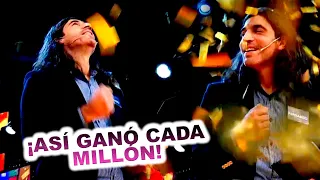 EL SEGUNDO EN LA HISTORIA: Fernando ganó 3 millones de pesos en "Los 8 escalones del millón"